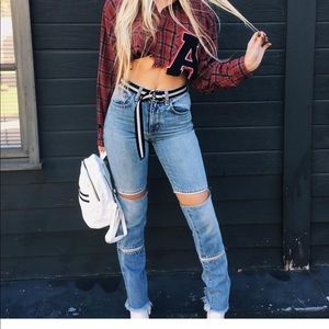 FALL 18 LF ZIPPER JEANS